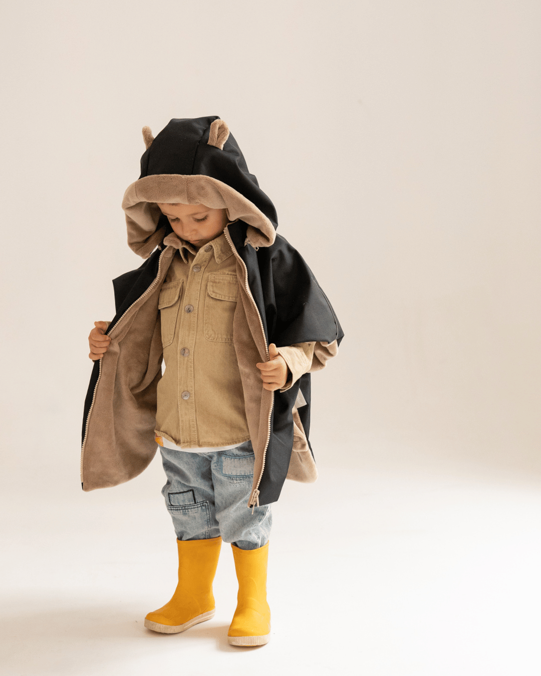 Car poncho BLACK, 75-105 cm