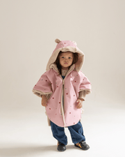 BEIGE car poncho, 75-105 cm