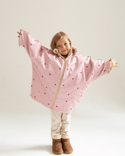 BEIGE car poncho, 75-105 cm