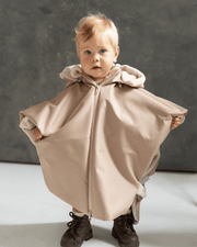 BEIGE car poncho, 75-105 cm