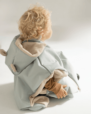 BEIGE car poncho, 75-105 cm