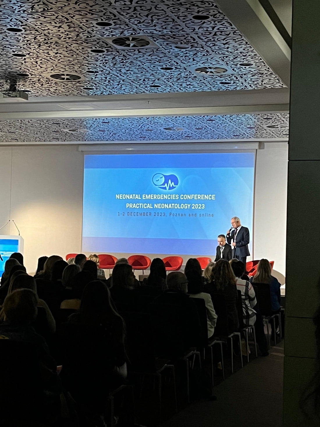 Sala konferencji Stany naglące w neonatologii – Praktyczna neonatologia 2023 w Poznaniu
