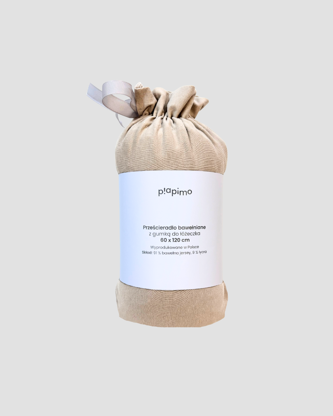 Bed sheet 60 x 120 cm sand SleepSweet collection
