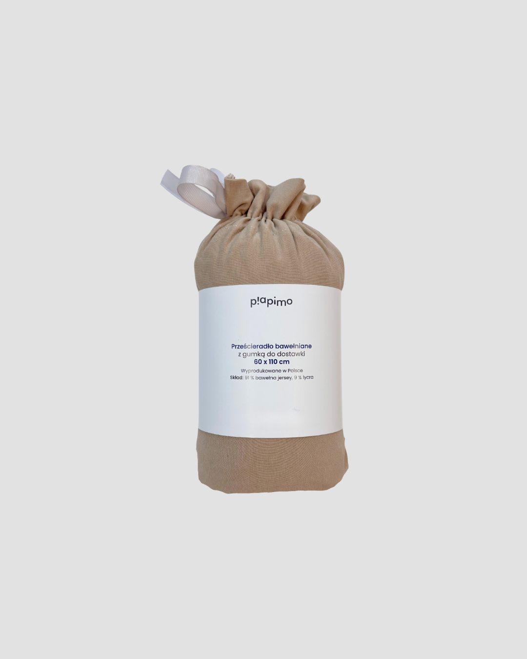 Bed sheet 60 x 120 cm sand SleepSweet collection