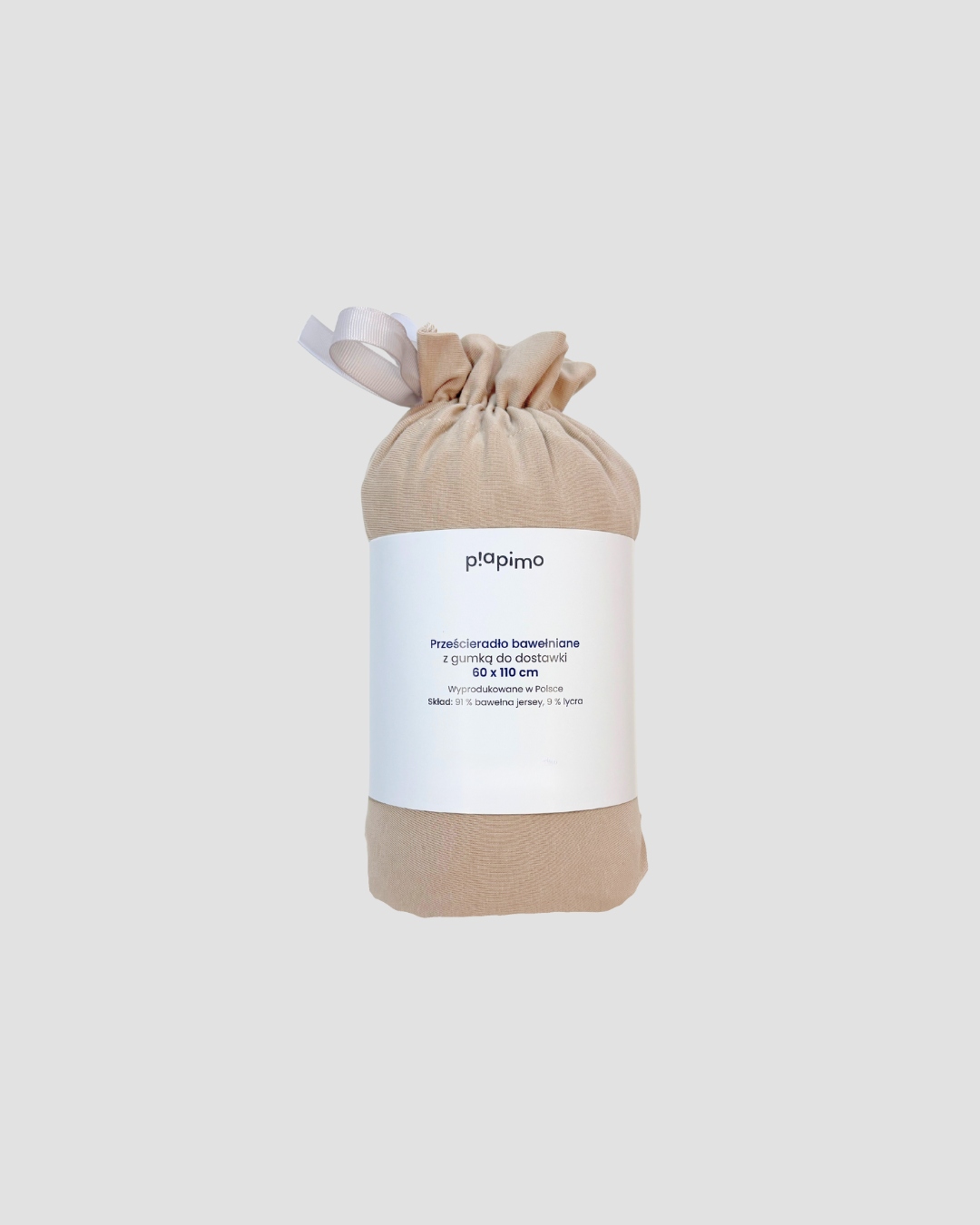 Bed sheet 60 x 120 cm sand SleepSweet collection