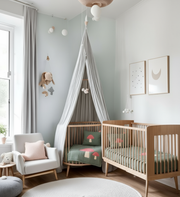 Double-sided cotton quilt with filling, 75 x 100 cm, Las Foresta collection