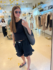 Ruffle denim shorts S/M Piapimo