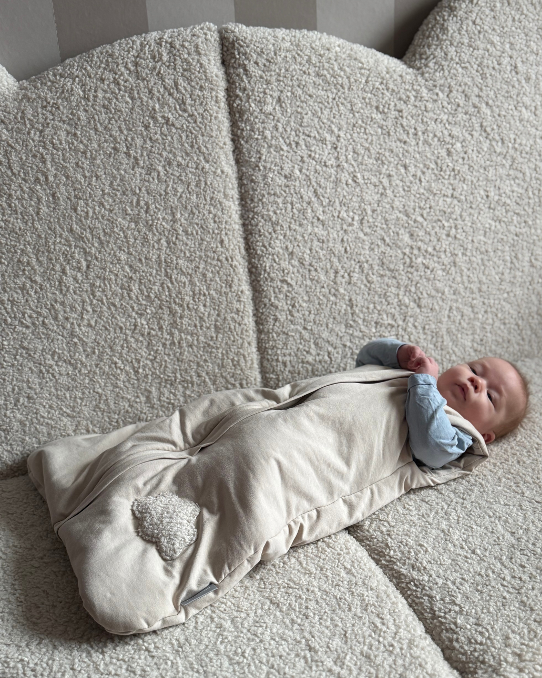 Spací pytel 1.0 TOG 0-6 měsíců růžovo-pískový kolekce SleepSweet