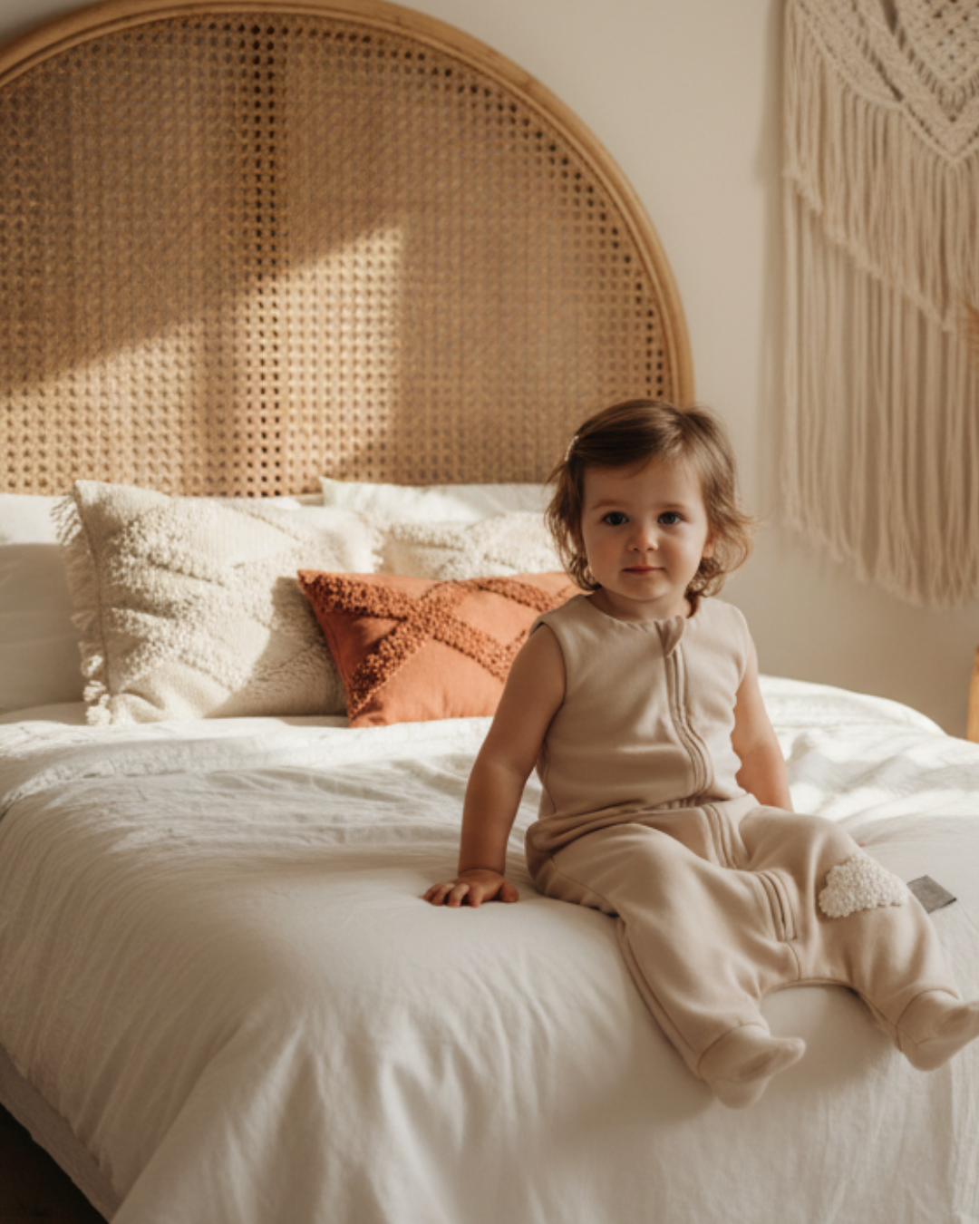 Sleeping bag 1.0 TOG 0-6 months pink and sand SleepSweet collection