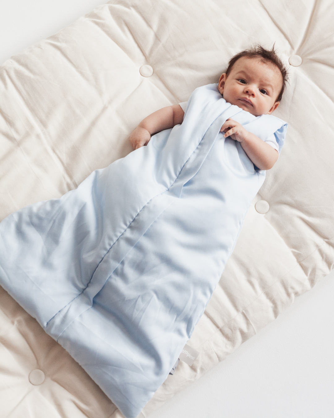 Sleeping bag 2.5 TOG 0-3 months green and gray SleepSweet collection