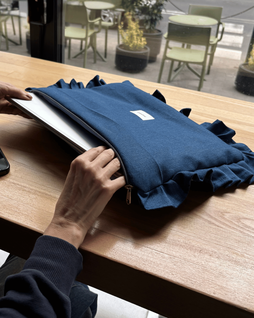 Piapimo Denim Laptop Case