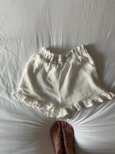 Džínové kraťasy s volánky Piapimo velikosti S/M