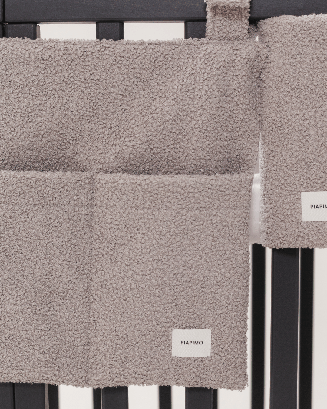 Teddy bed organizer gray