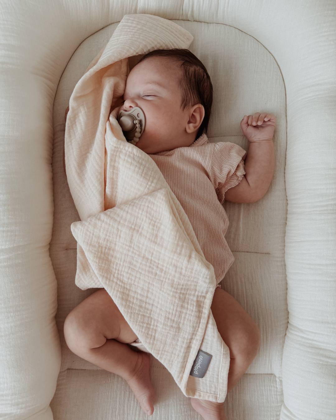 Muslin diapers 50x60 beige and sage 3pcs