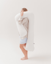Poduszka ciążowa typu 7 Piapimo, jersey, kolor off-white biała