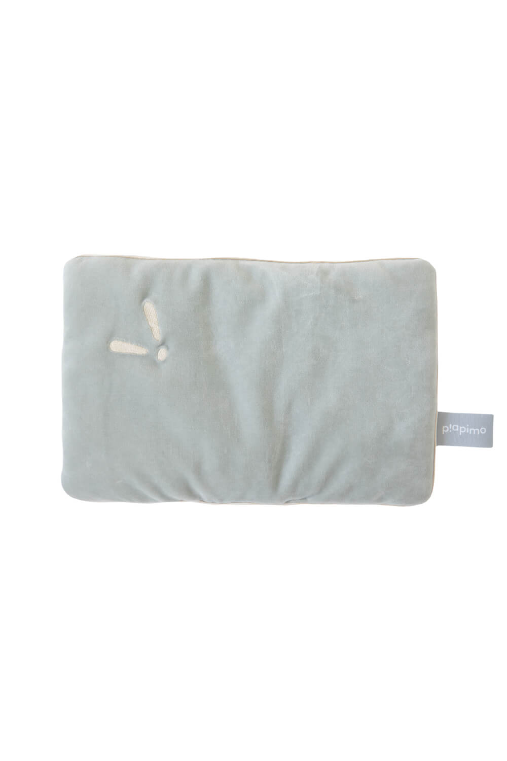 Velvet stroller cushion sage grey SleepSweet collection
