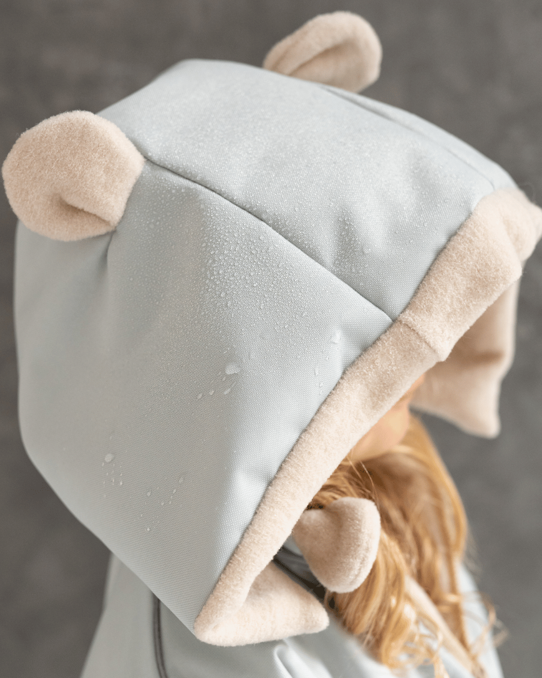BEIGE car poncho, 75-105 cm