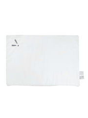 Double-sided cotton pillow with filling, sand-gray, 60 x 40 cm