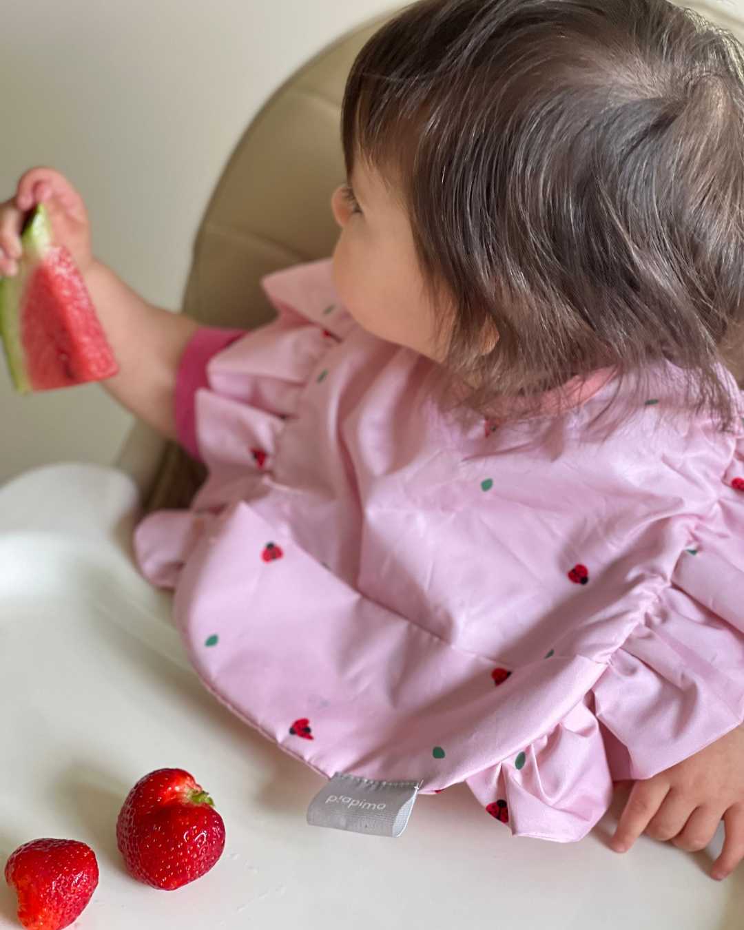 Coccinella Piapimo Ruffle Bib