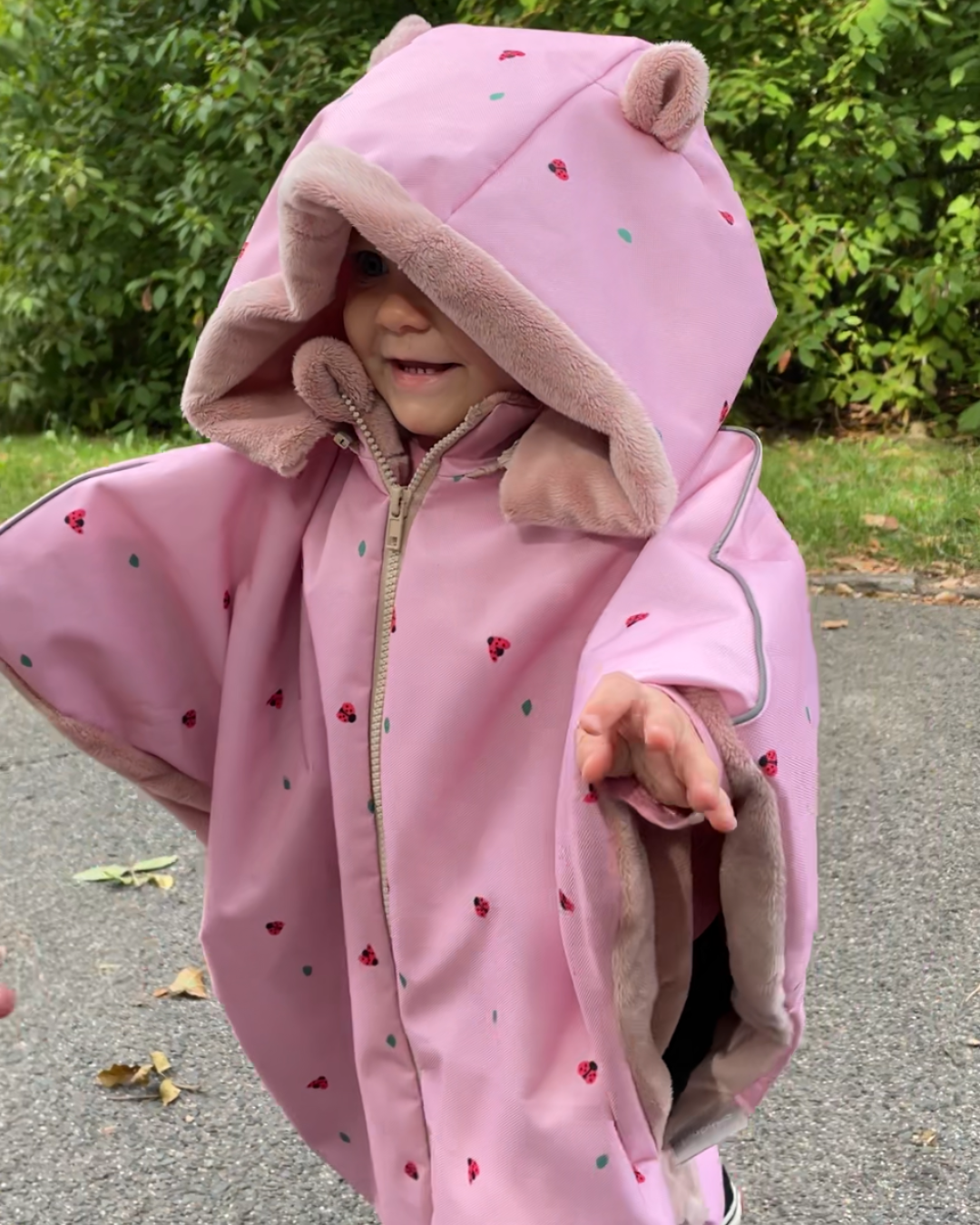 Coccinella car poncho, 75-105 cm